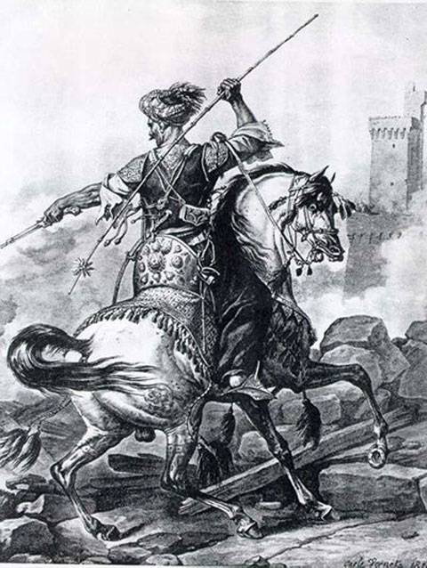 Soldado Mameluco a caballo