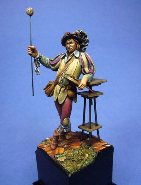 Figura de la casa de miniaturas espa&ntilde;ola, Nocturna Models, en concreto la referencia "El Juglar". 