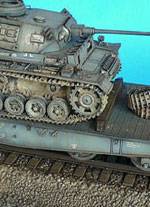 Vagon Plataforma SS y Pz.Bef.III Ausf K