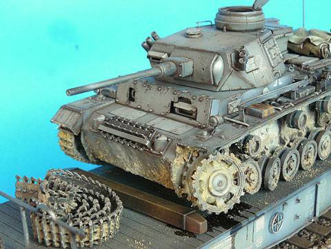Vagon Plataforma SS y Pz.Bef.III Ausf K