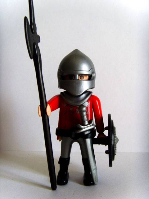 Caballero Medieval n&ordm; 03 perteneciente a la Serie Medieval de Playmobil.