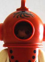 Buzo n&ordm; 01 perteneciente a la Serie Submarina de Playmobil.