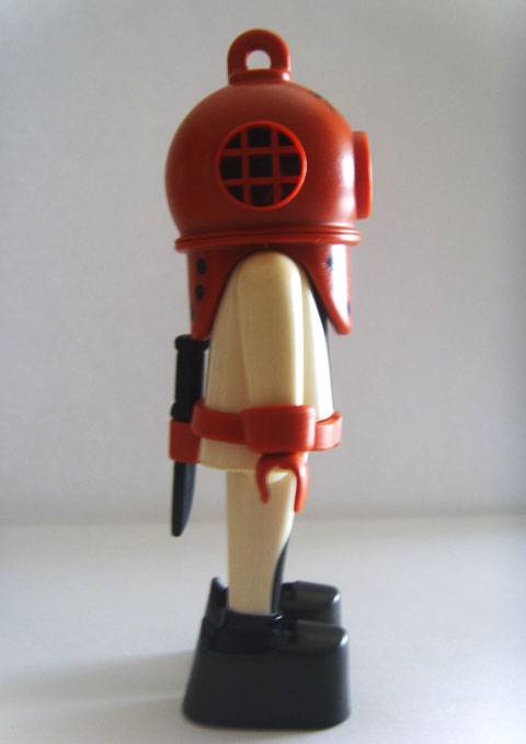 Buzo n&ordm; 01 perteneciente a la Serie Submarina de Playmobil.