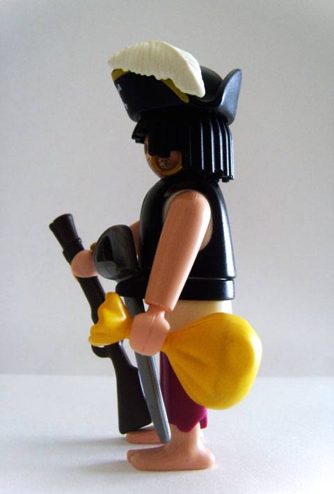 Pirata n&ordm; 01 perteneciente a la Serie Aventuras Historicas de Playmobil.