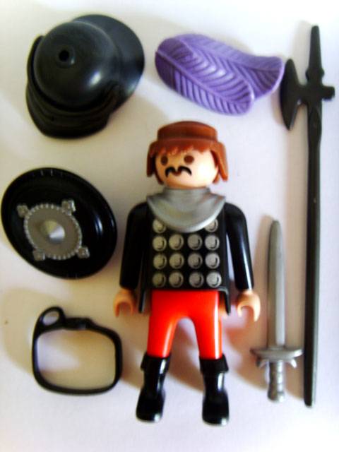 Caballero Medieval n&ordm; 05 perteneciente a la Serie Medieval de Playmobil.