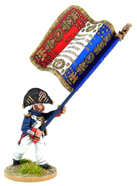 Portador del Aguila de los Granaderos de la Guardia Imperial francesa  - 28 mm.  