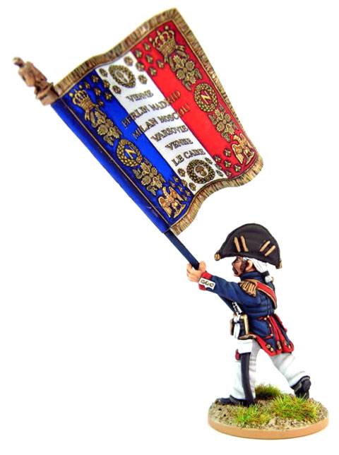 Portador del Aguila de los Granaderos de la Guardia Imperial francesa  - 28 mm.  
