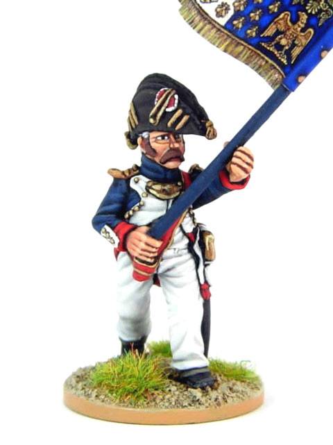 Portador del Aguila de los Granaderos de la Guardia Imperial francesa  - 28 mm.  
