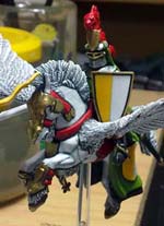 Caballero Bretoniano en Pegaso - Escala 28mm