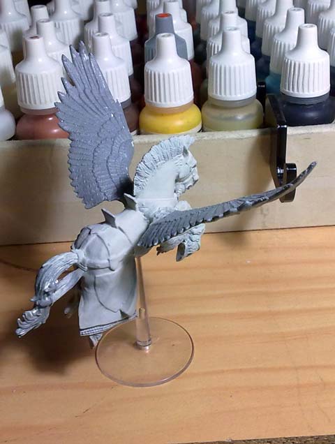 Caballero Bretoniano en Pegaso - Escala 28mm