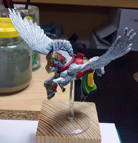 Caballero Bretoniano en Pegaso - Escala 28mm
