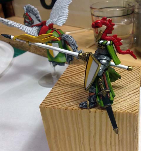 Caballero Bretoniano en Pegaso - Escala 28mm
