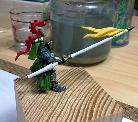 Caballero Bretoniano en Pegaso - Escala 28mm