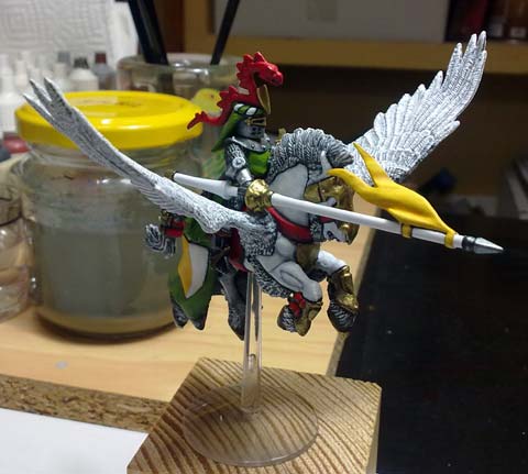 Caballero Bretoniano en Pegaso - Escala 28mm