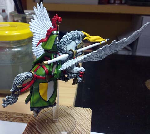 Caballero Bretoniano en Pegaso - Escala 28mm