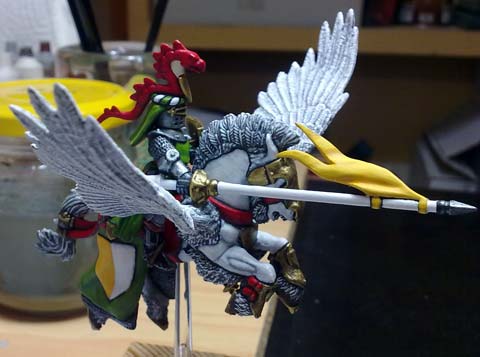 Caballero Bretoniano en Pegaso - Escala 28mm