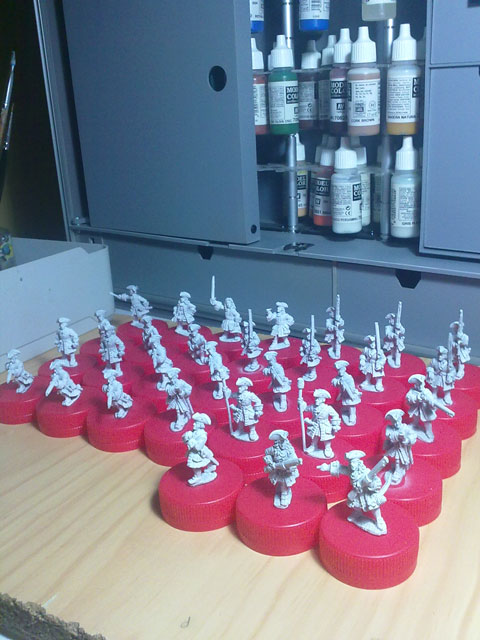 Proyecto Britanicos XVIII Centuria - Escala 28mm