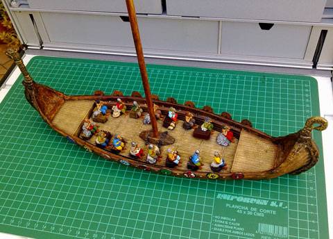 Proyecto Drakar vikingo - escala 28mm