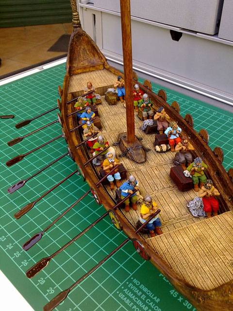 Proyecto Drakar vikingo - escala 28mm