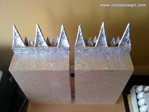 Seccion Puertas Negras de Mordor - Escala 28mm