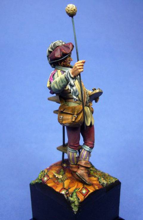 Figura de la casa de miniaturas espa&ntilde;ola, Nocturna Models, en concreto la referencia "El Juglar". 