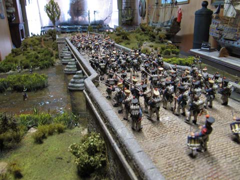 Diorama Ataque al Puente de la Albuera - Escala 28mm