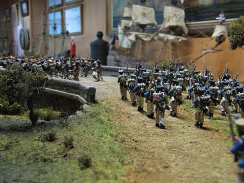 Diorama Ataque al Puente de la Albuera - Escala 28mm