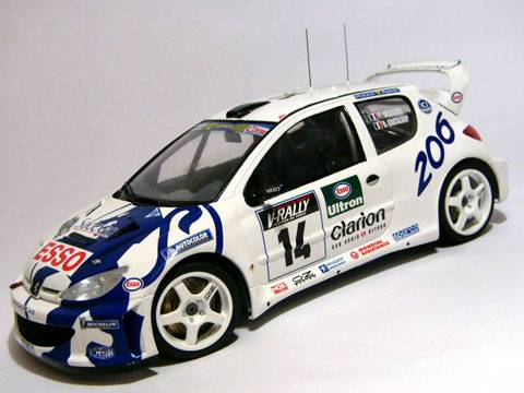 Peugeot 206 WRC - Escala 1/24