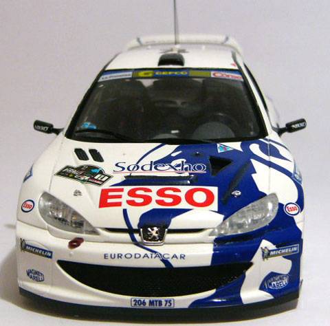 Peugeot 206 WRC - Escala 1/24