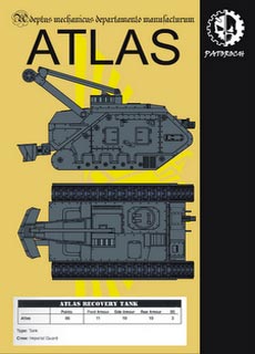 Atlas - Recortable  Warhammer 40.000 - Escala 28mm.