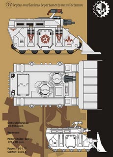 Repressor - Recortable  Warhammer 40.000 - Escala 28mm.