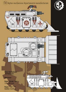 Repressor - Recortable  Warhammer 40.000 - Escala 28mm.