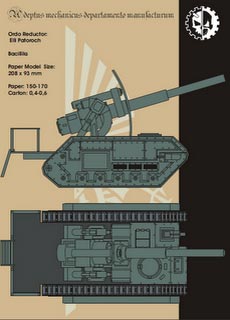 Basilisk - Recortable  Warhammer 40.000 - Escala 28mm