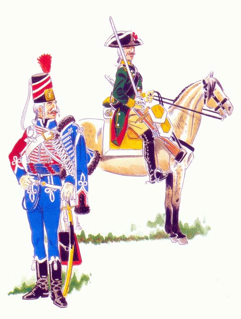 Regimiento de H&uacute;sares y Dragones de Numancia n&ordm; 1 (1800-1805)