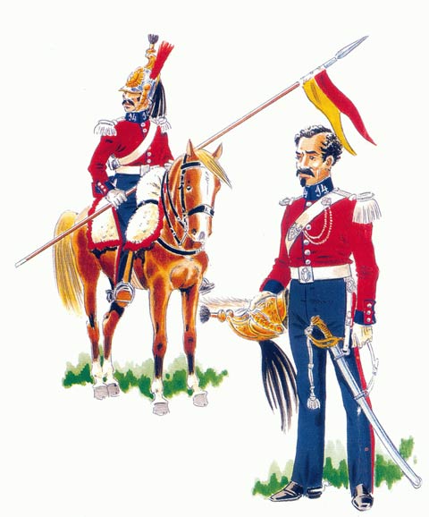 Regimiento de Lanceros de Numancia n&ordm; 14 (1852-1856)