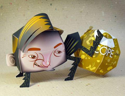 recortables de papel de famosos