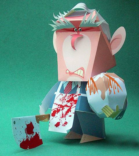 recortables de papel de famosos
