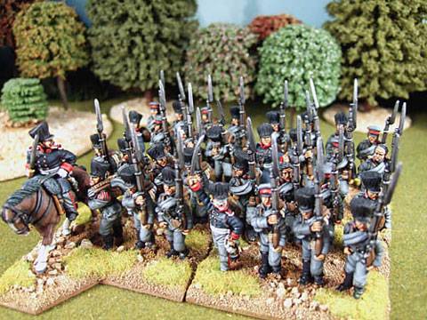 24 Th Regimiento de reserva Prusiano - Escala 28mm. 