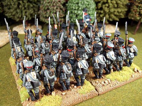 24 Th Regimiento de reserva Prusiano - Escala 28mm. 