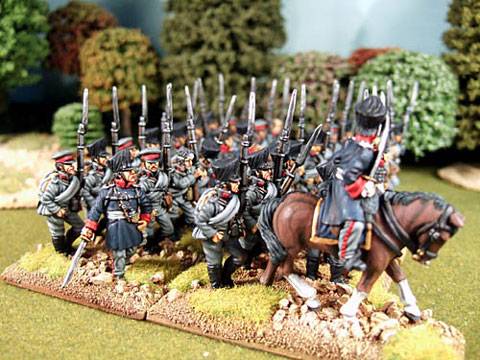 24 Th Regimiento de reserva Prusiano - Escala 28mm. 