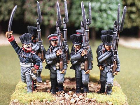 24 Th Regimiento de reserva Prusiano - Escala 28mm. 