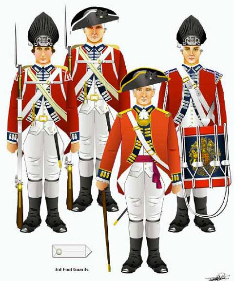 Uniformes de la Revoluci&oacute;n Americana. 