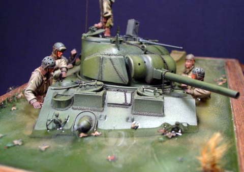 M4 Sherman en el Rio Po - Escala 1/35