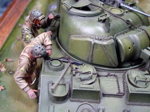 M4 Sherman en el Rio Po - Escala 1/35