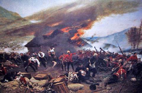 Isandhlwana, donde m&aacute;s de mil soldados coloniales fueron en dos horas abrumados y muertos por un aguerrido y disciplinado ej&eacute;rcito zulu