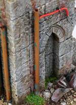 Magnificas ruinas de un edificio gotico para jugar con nuestras figuras de wargames
