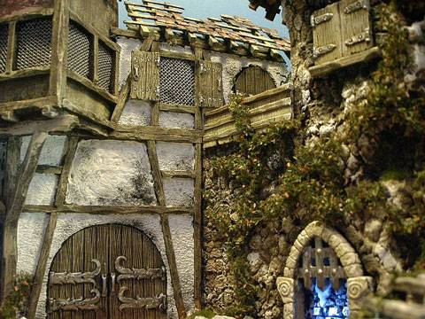 Fortaleza Fantasmagorica en Ruinas en 28 mm.