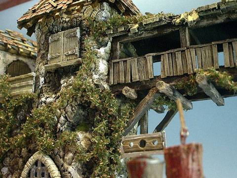 Fortaleza Fantasmagorica en Ruinas en 28 mm.