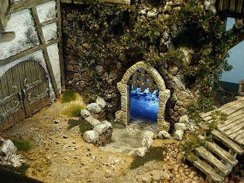 Fortaleza Fantasmagorica en Ruinas en 28 mm.
