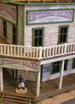 Saloon Rattlesnake - Viejo Oeste en 28mm.  